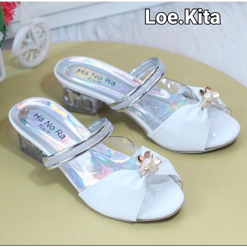 Import Premium Sandal Ring Sandal Anak Perempuan Hak Jinjit Hels Natal Terbaru 2026 Pesta Amak Sanda