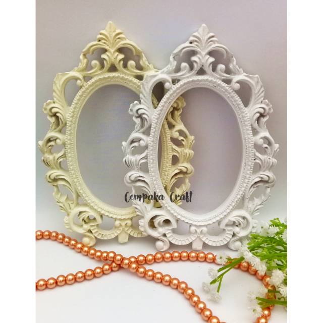 Frame Resin Oval Mahkota Besar