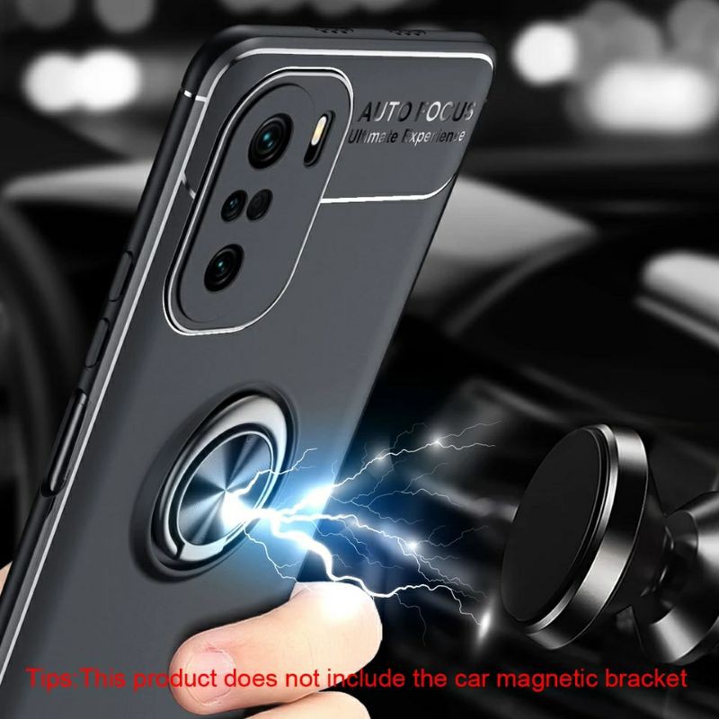 Case Xiaomi Poco F3 / Redmi K40 Softcase Ring Stand Autofocus Original