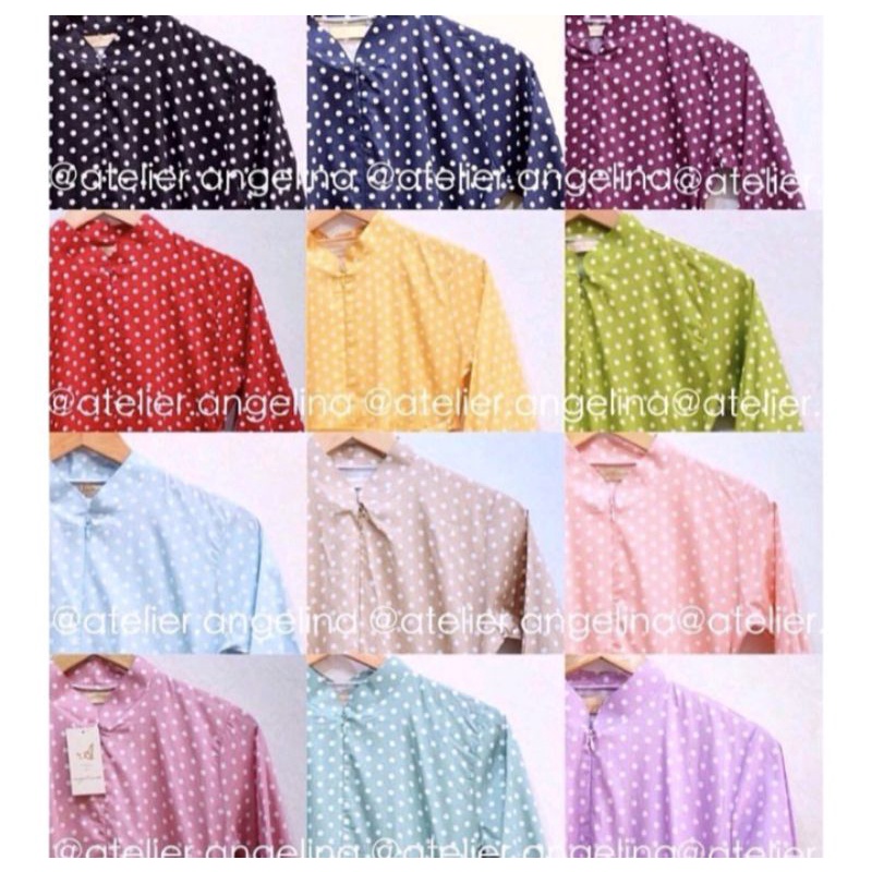 Sabilla Sabrina Dress Polka polkadot Atelierangelina AA Atelier Angelina PL Preloved