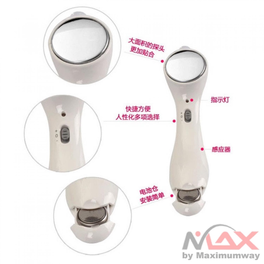 Setrika wajah muka Ultrasonic Ion Cleansing Beauty Import Face Care anti aging penuaan kecantikan / Ultrasonic Ion Face Lift Facial Beauty Device Skin Care Facial Massager Facial Cleansing Instrument Lift Device Massage