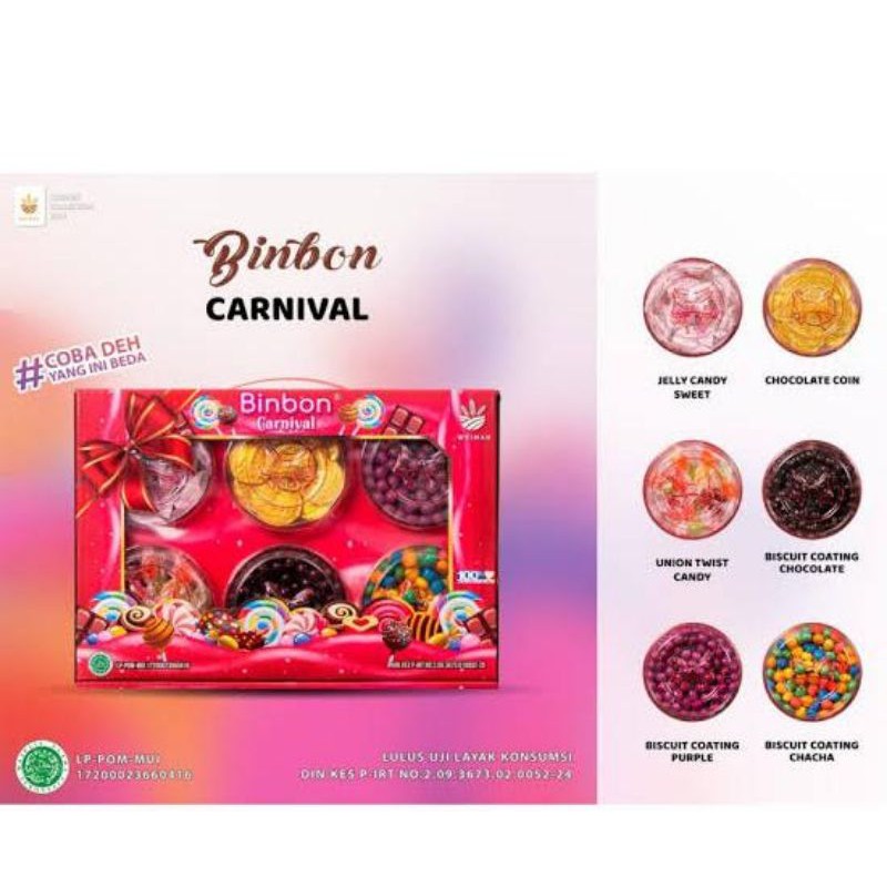 

QUEEN • BINBON CARNIVAL SET PAKET NASTAR COKLAT ROTI LEBARAN PARCEL BINGKISAN TOPLES MURAH