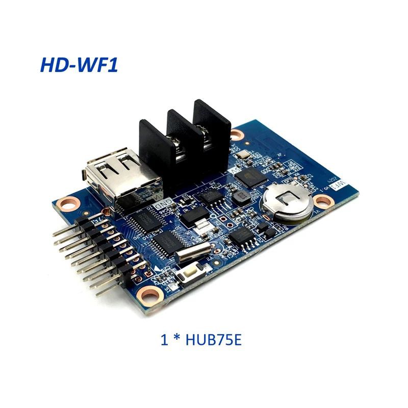 Controller Huidu HD-WF1 HD WF1 WifI RGB Full Color Panel Module Modul LED P10 Running Text