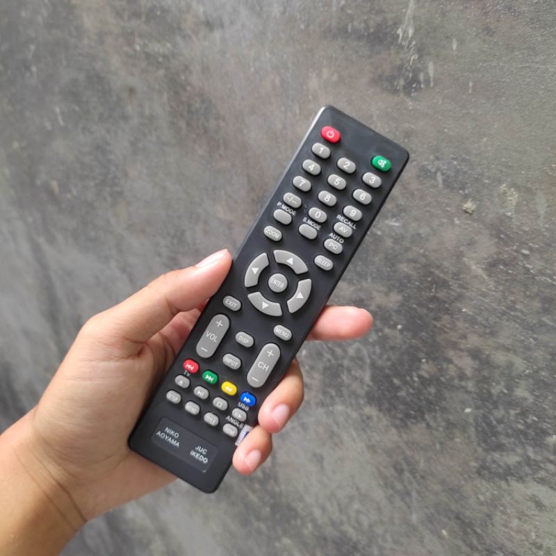 Remote NIKO LCD LED TV 100% New Terbaru - Remote NIKO - Remote TV NIKO - Remote TV NIKO LED - Remote
