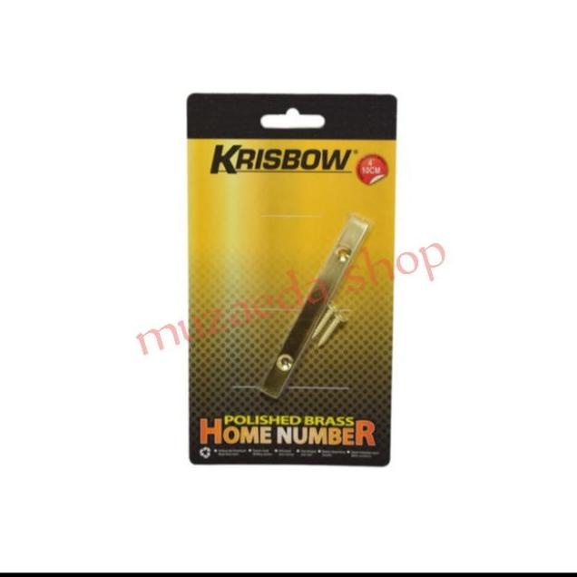 Huruf Rumah 4 Inc Tanda Miring / Slash Krisbow ( /)