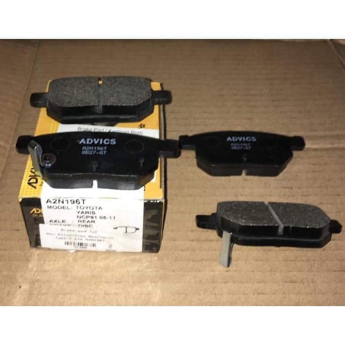 Brake Pad AISIN New Yaris Kampas Rem ADVICS A2N196T - ORIGINAL