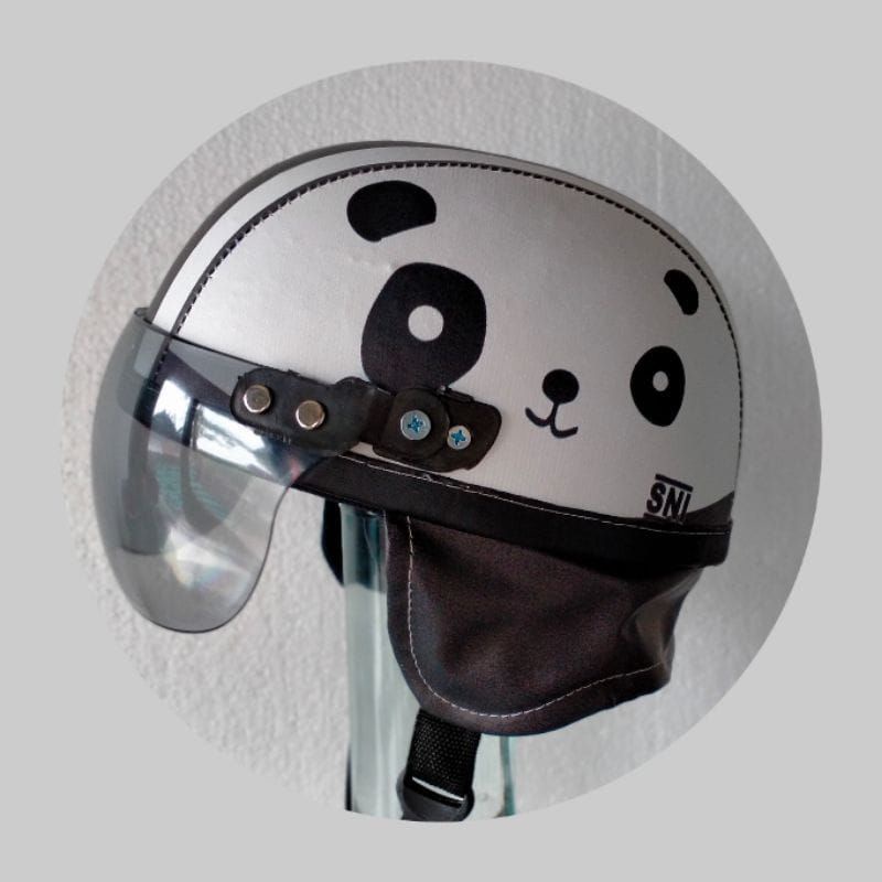 HELM BOGO ANAK SINCAN KARAKTER TERBAIK KUALITASNYA-SINCAN PANDA