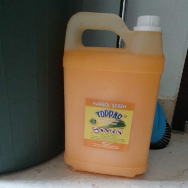 Toppas Cuci Piring Karbol Sereh Softener Pembersih Lantai 5 Liter Murah