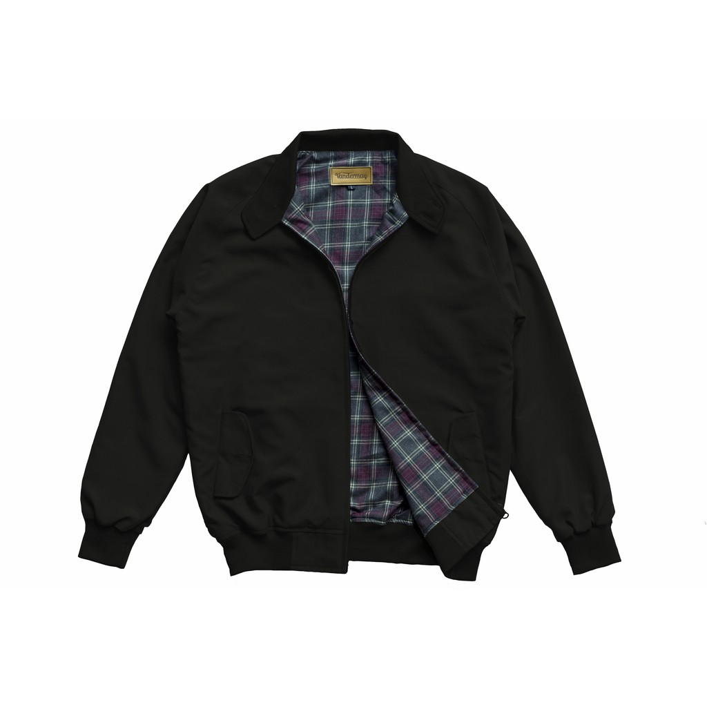 harrington jacket / jaket bomber / jaket harrington hitam