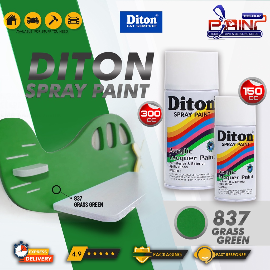 Diton Cat Semprot/Pylox/Motor/Helm/Gundam 150cc - 837 Grass Green