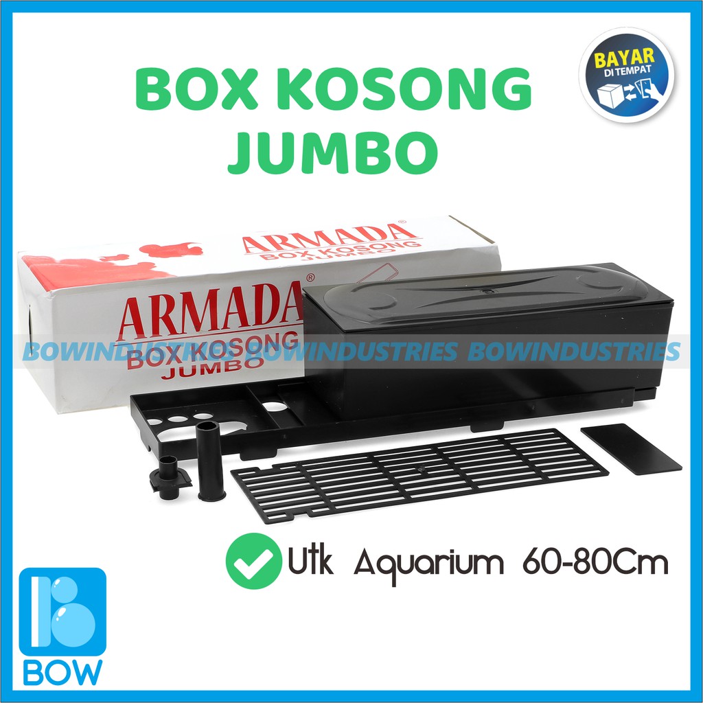 TOP FILTER BOX AQUARIUM FILTER ATAS ARMADA KOSONG JUMBO BESAR