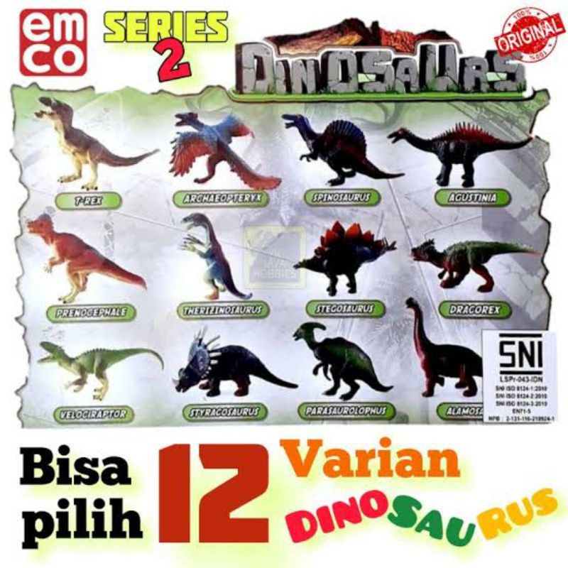 Emco Figure Dinosaurus Series 2 - Satuan