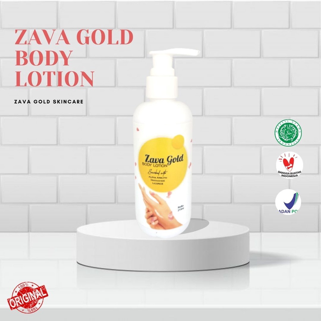 Termurah hb Whitening Body Lotion zava gold BPOM ORIGINAL (COD)