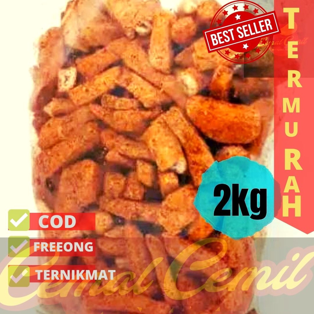 Basreng pedas 2kg , baso goreng kiloan , basreng sultan TERMURAH COD