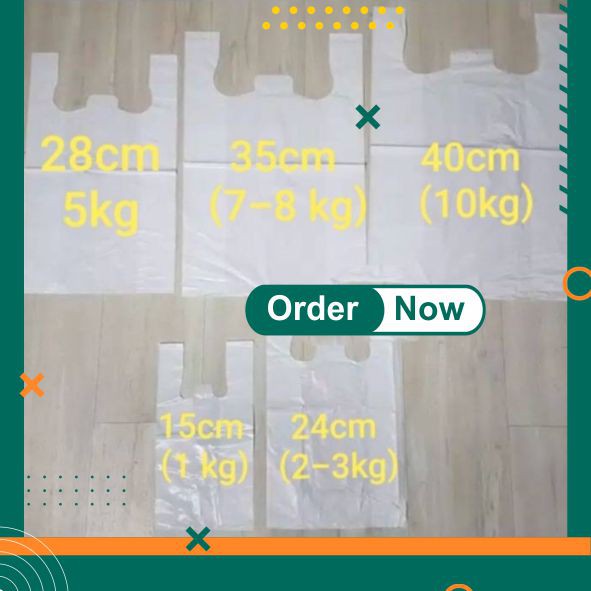 Kantong Kresek | Kantong Plastik Kresek | Hitam | Putih