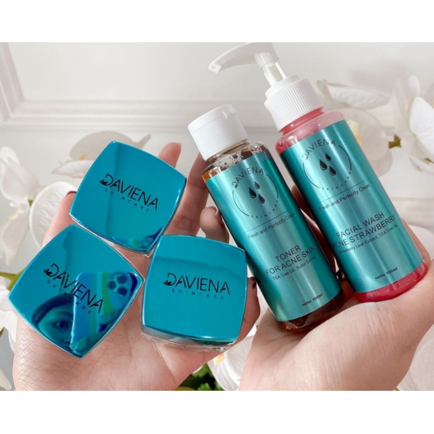 TERLARIS ACNE GELL ACNE SERIES | ACNE GEL DAVIENA | DAVIENA SKINCARE | DAVIENASKINCARE ASLI 100% Cream Krim Totol Penghilang Jerawat Membandel ACNE Wajah Bersih Bersinar Glowing Noda Hitam Bekas Jerawat Hilang Mengering ORIGINAL AMAN BPOM OFFICIAL STORE