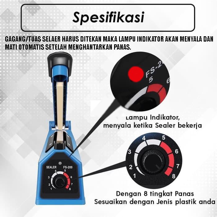 Beliajadulu88 Alat Press Plastik Impulse Sealer 20 dan 30cm  alat pres Perekat plastik