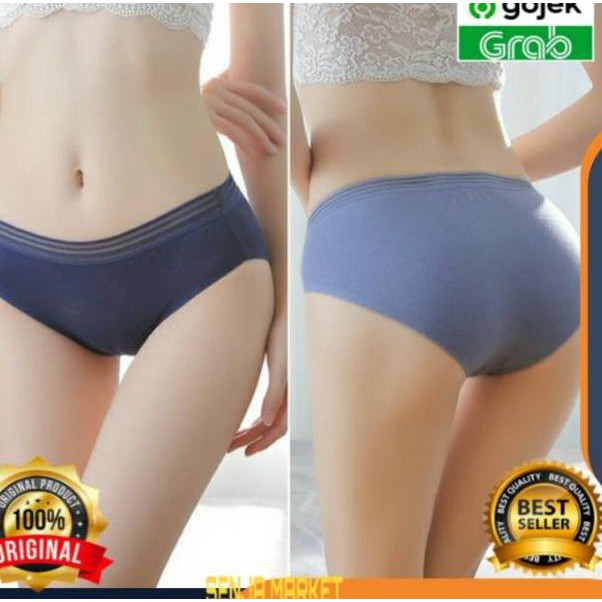  Celana  Dalam  Wanita Underwear CD Cangcut G String Katun 