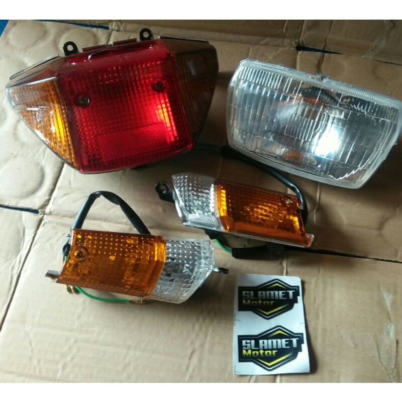 LAMPU HONDA ASTREA PRIMA FULL SET DEPAN BELAKANG SEIN / LAMPU DEPAN SEIN STOP ASTREA PRIMA