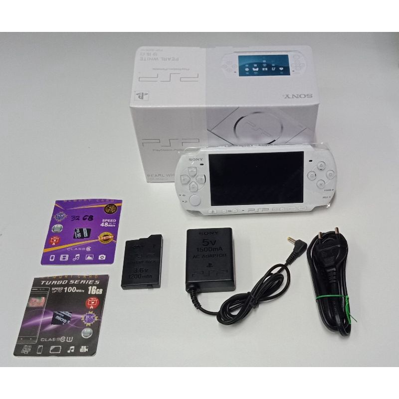 [LENGKAP] PSP SLIM SERI 2000/3000 + MEMORY CARD 16GB/32GB FULL GAME