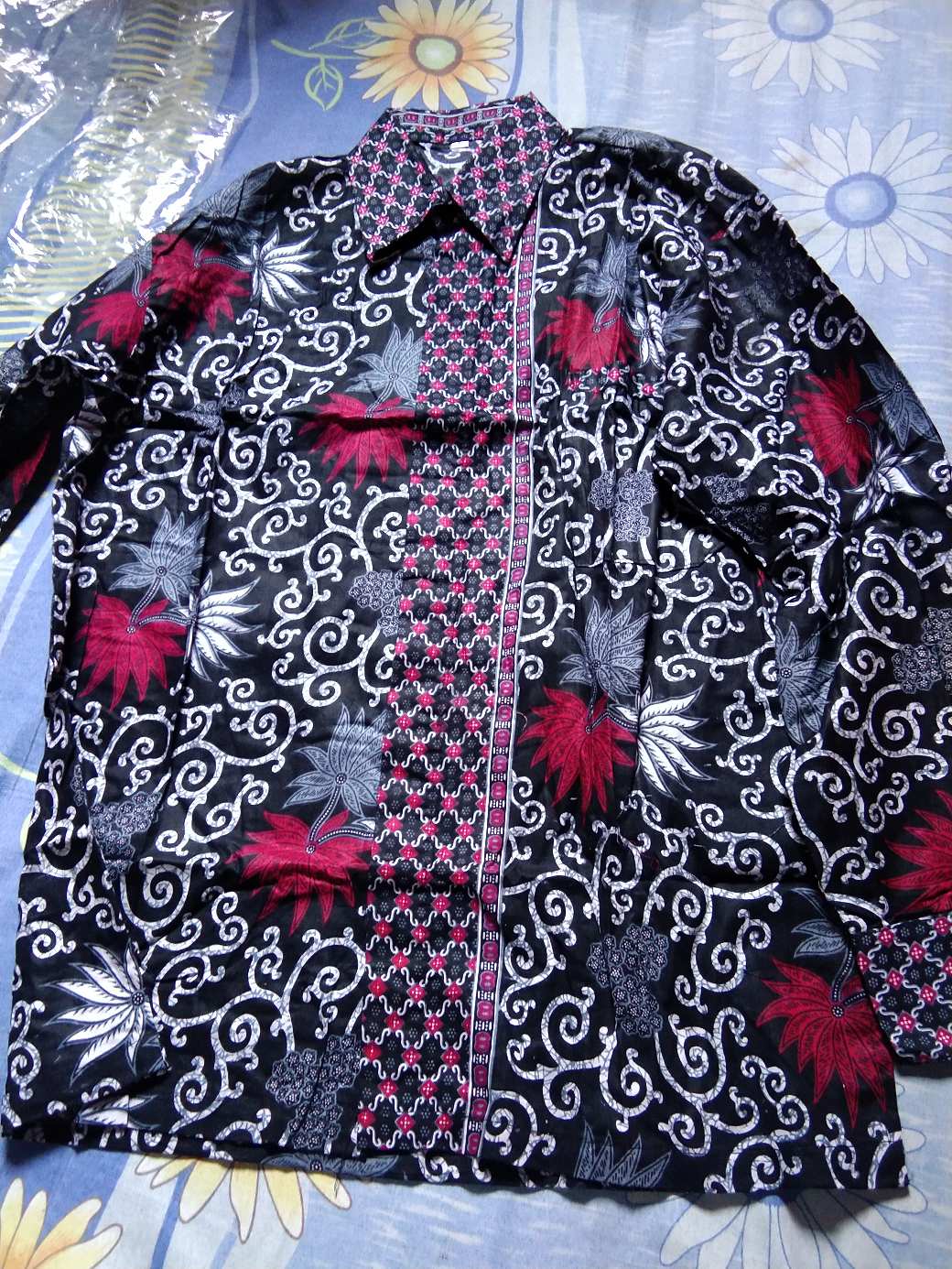 Size M L Xl Xxl Xxxl Bswart Batik Hrb026 Kenongo Hem Pendek Padi Pekalongan M L Xl Batik