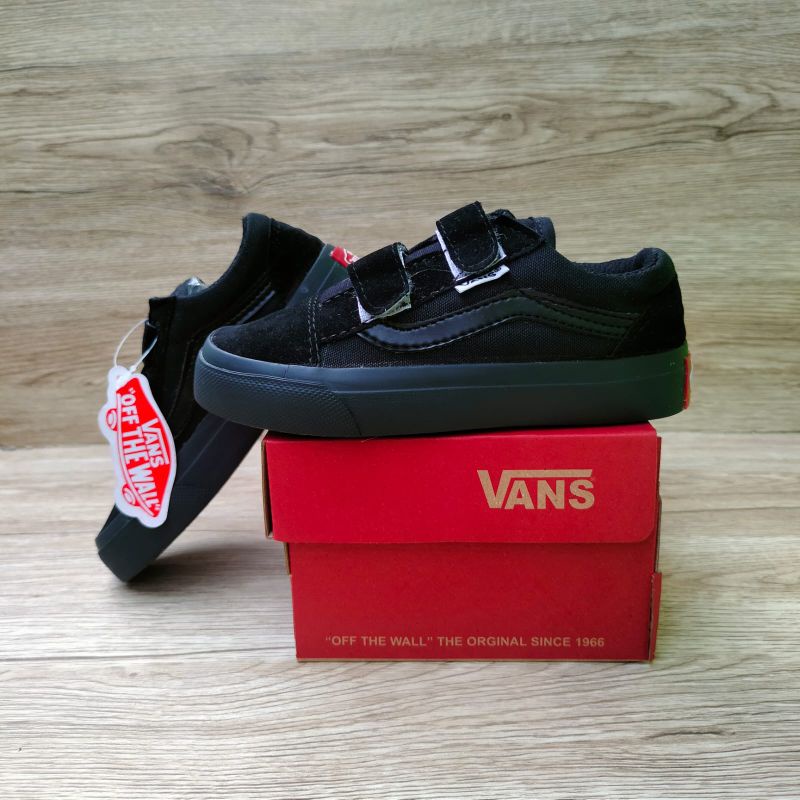 SEPATU VANS ANAK OLDSKOOL FULL BLACK PREMIUM HIGH QUALITY SEPATU SEKOLAH HITAM