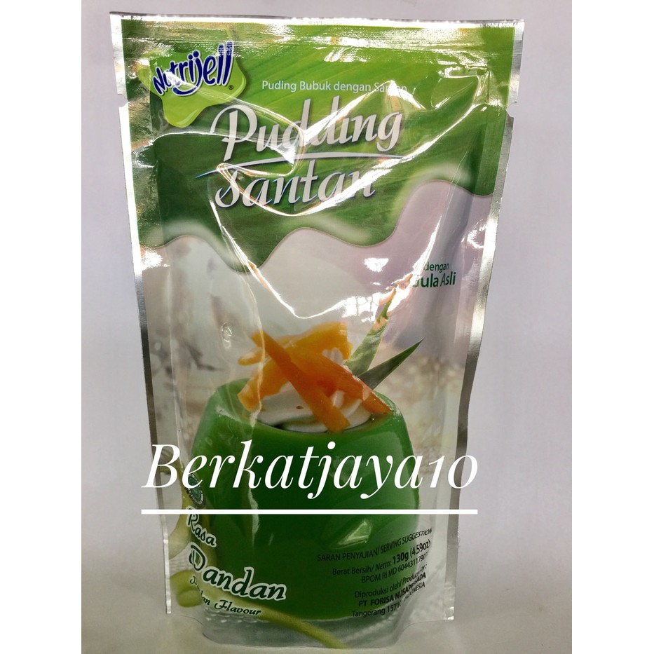 

Pudding santan Nutrijell rasa Pandan puding bubuk nutrijel 130 gr