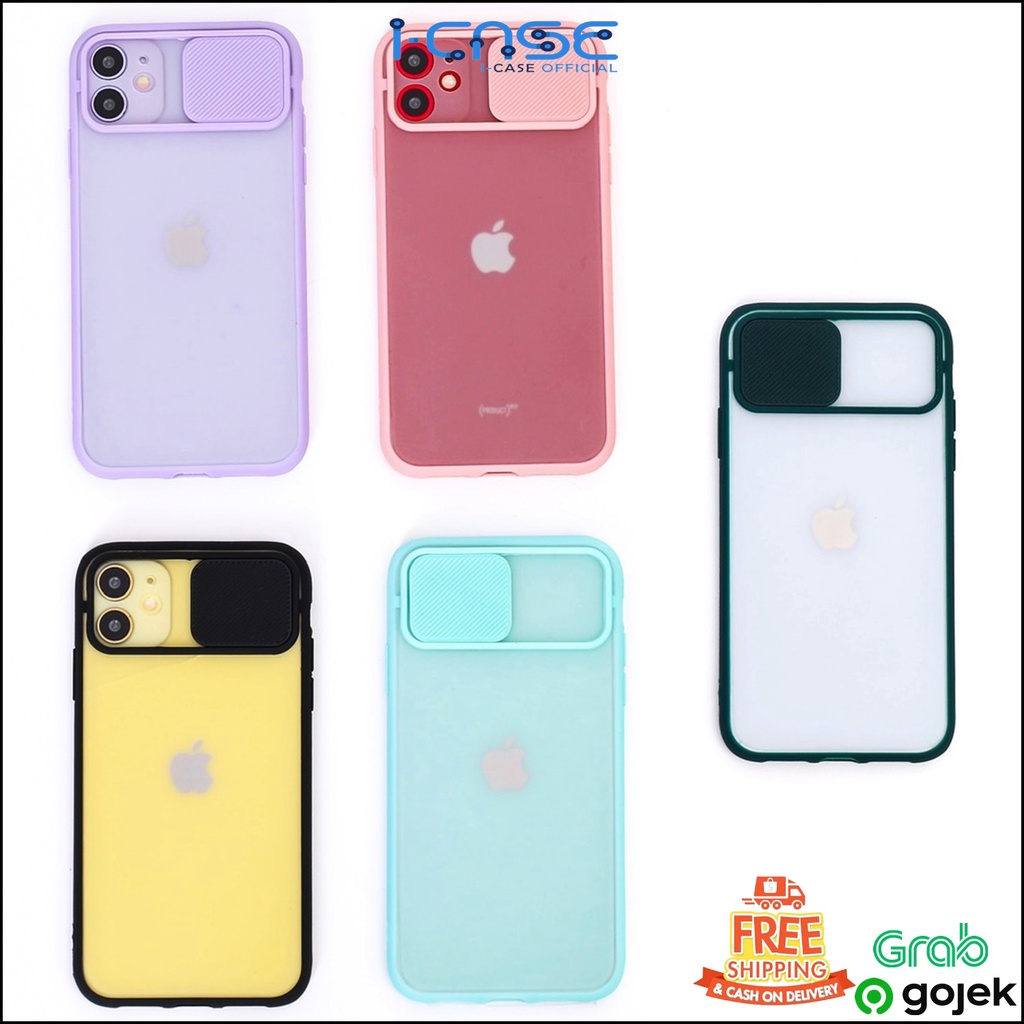 Transparant Slide Camera Protection Lens Cover for iPhone 12 PRO MINI MAX iCase