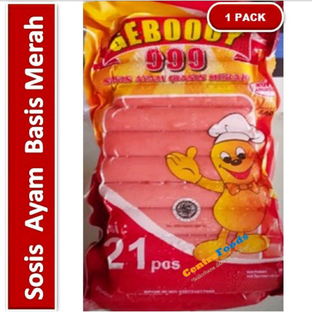 

GEBOOOY Sosis Ayam Basis Merah 999