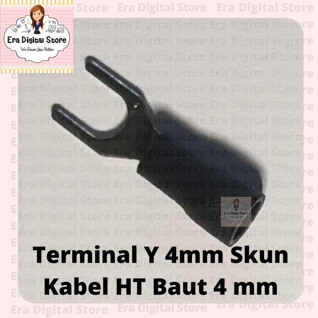 Terminal Skun Y 4mm Skun Kabel HT Baut 4 mm