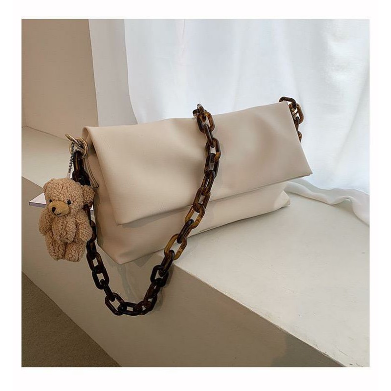 BESTSELLER TAS RANTAI FREE BONEKA UKURAN BESAR IMPORT MURAH Tas Selempang Wanita Import Murah Tas Im