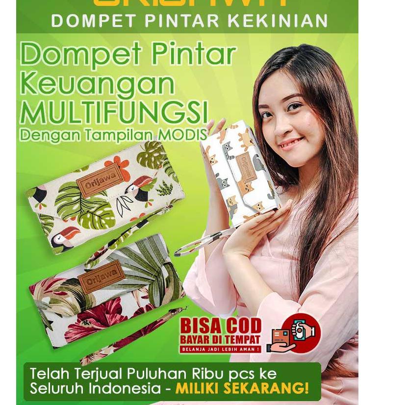 SALEE.. ORIJAWA Dompet Pintar Dompet Multifungsi Dompet Estetik