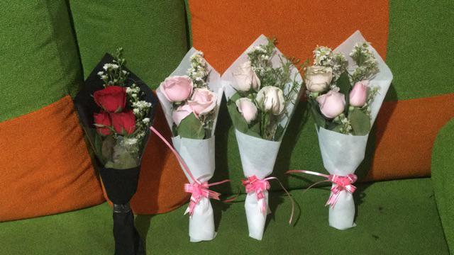 Open Order Valentine Day | Bucket Bunga Mawar 3 Tangkai