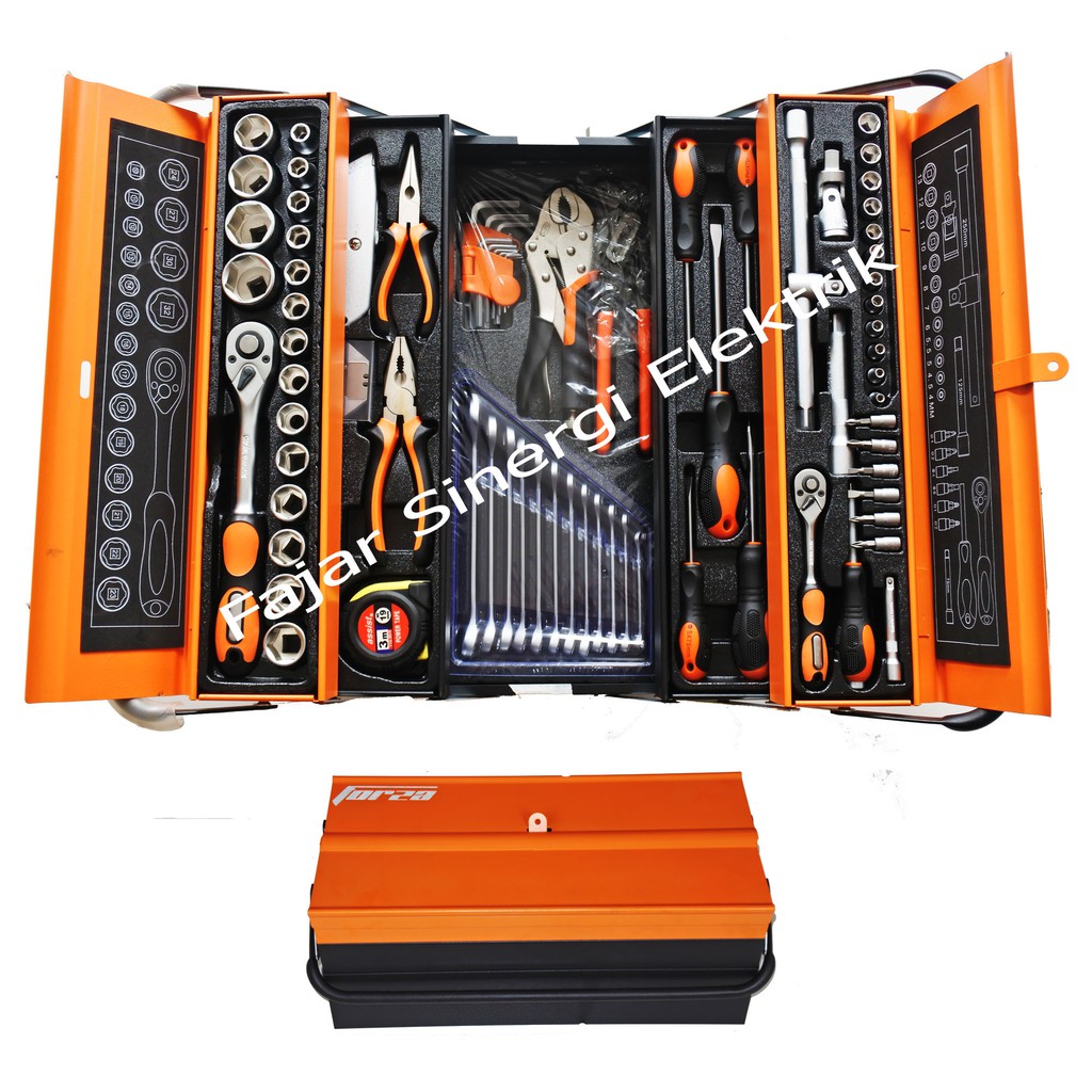 Toolset|Toolkit|Toolbox CRV 85 pcs / Toolset CRV-85