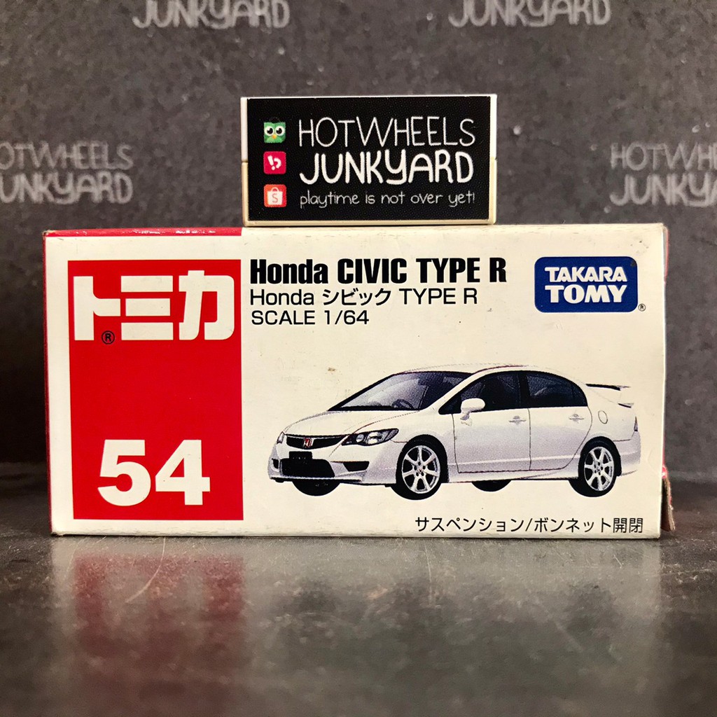 Tomica 54 Honda Civic Type R FD2R White Super Rare