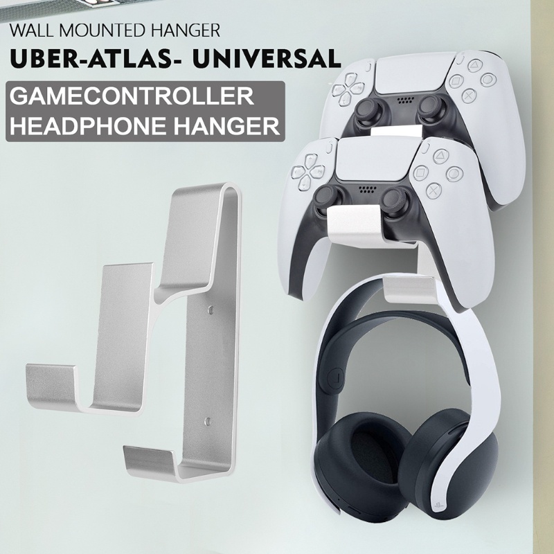 Btsg Controller Holder Stand Braket Tempel Dinding Pegangan Game Dan Gantungan Headset