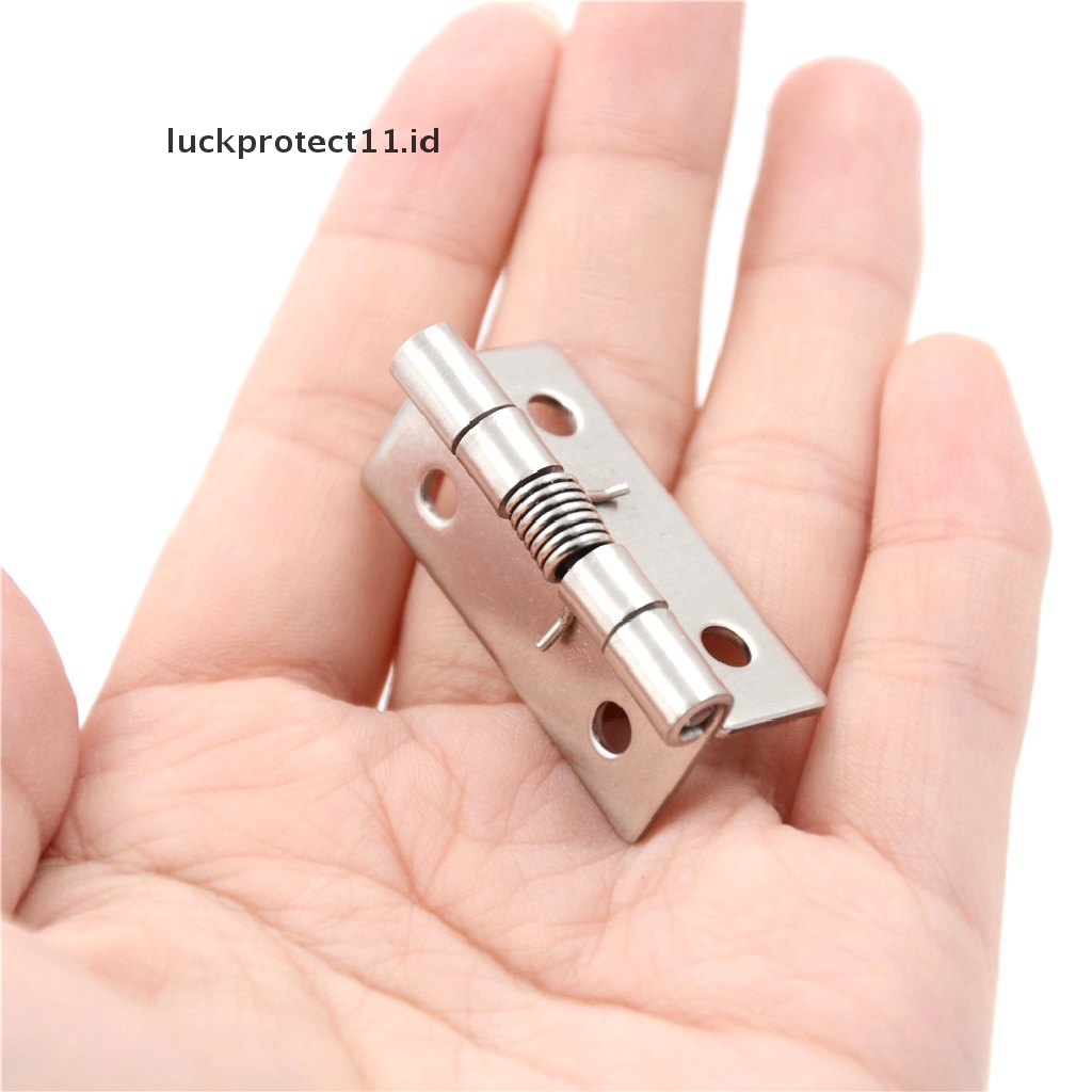 // Hg &amp; ID// Engsel Pintu Tarik Spring Sudut Penutup Sendiri Stainless Steel Panjang 2inch