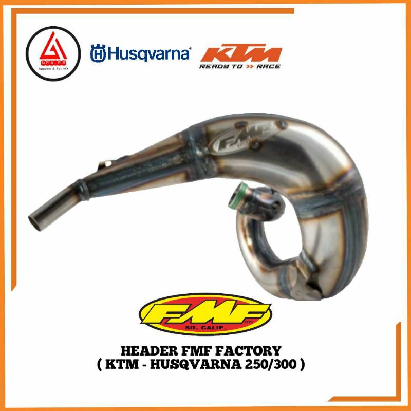 HEADER KNALPOT FMF FACTORY KTM HUSQVARNA, KNALPOT FMF KTM, FMF HUSQ