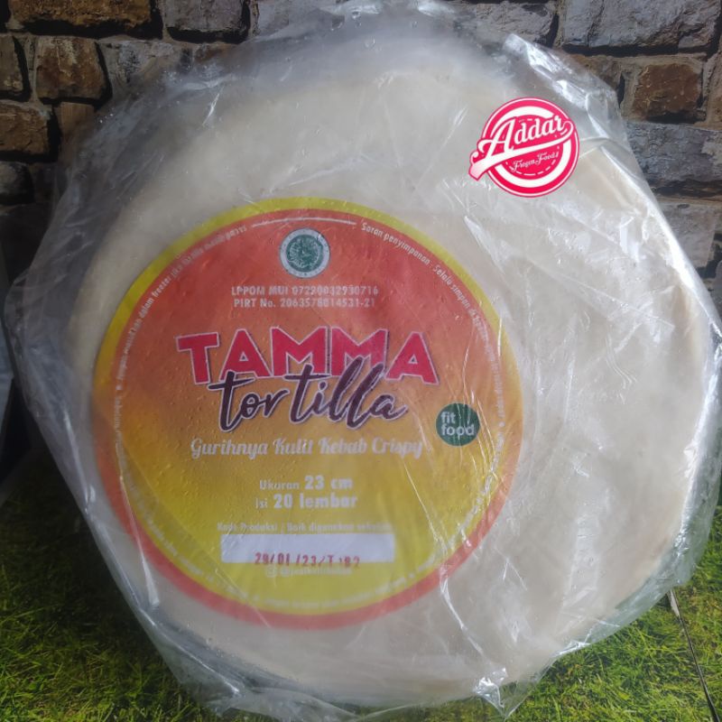 

Tortilla Tamma 23cm isi 20 lembar