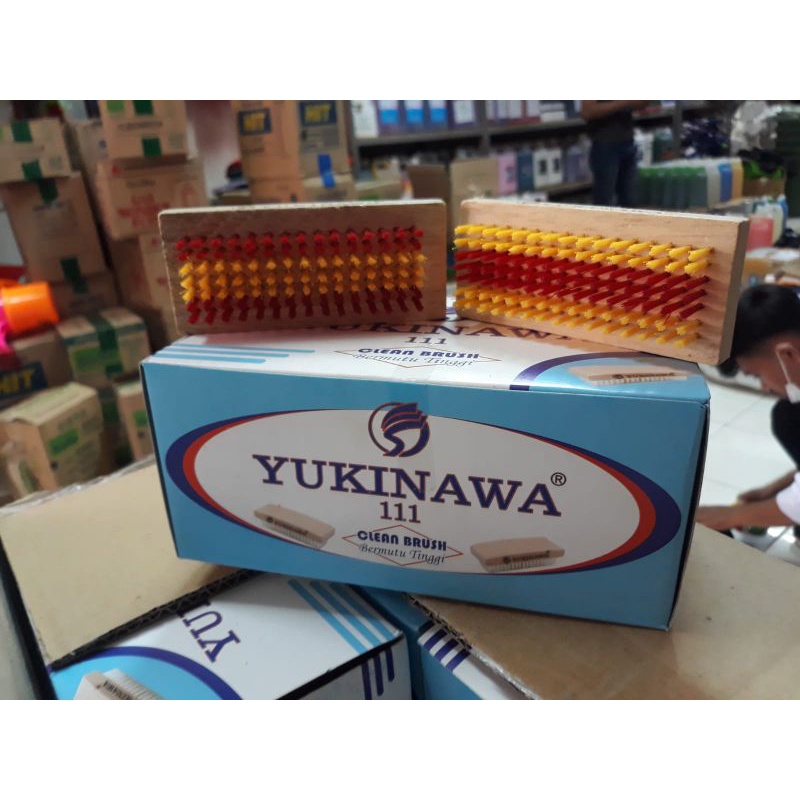 Sikat kayu Yukinawa Kuat dan Tahan Lama Isi 12 pcs ( satu lusin)