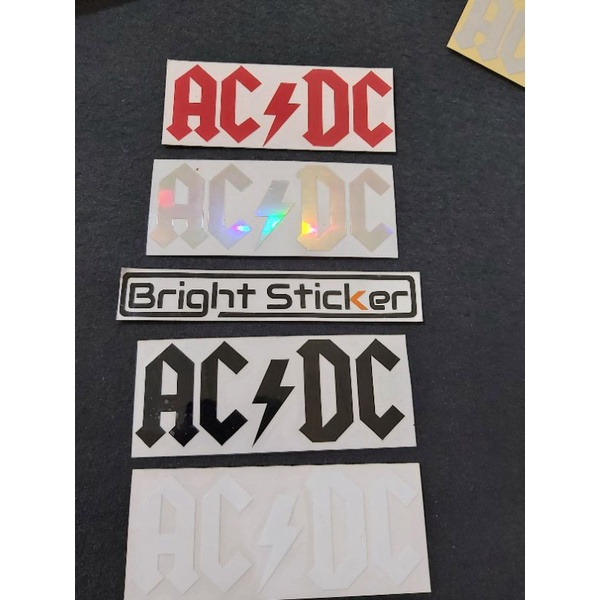 STICKER ACDC CUTTING