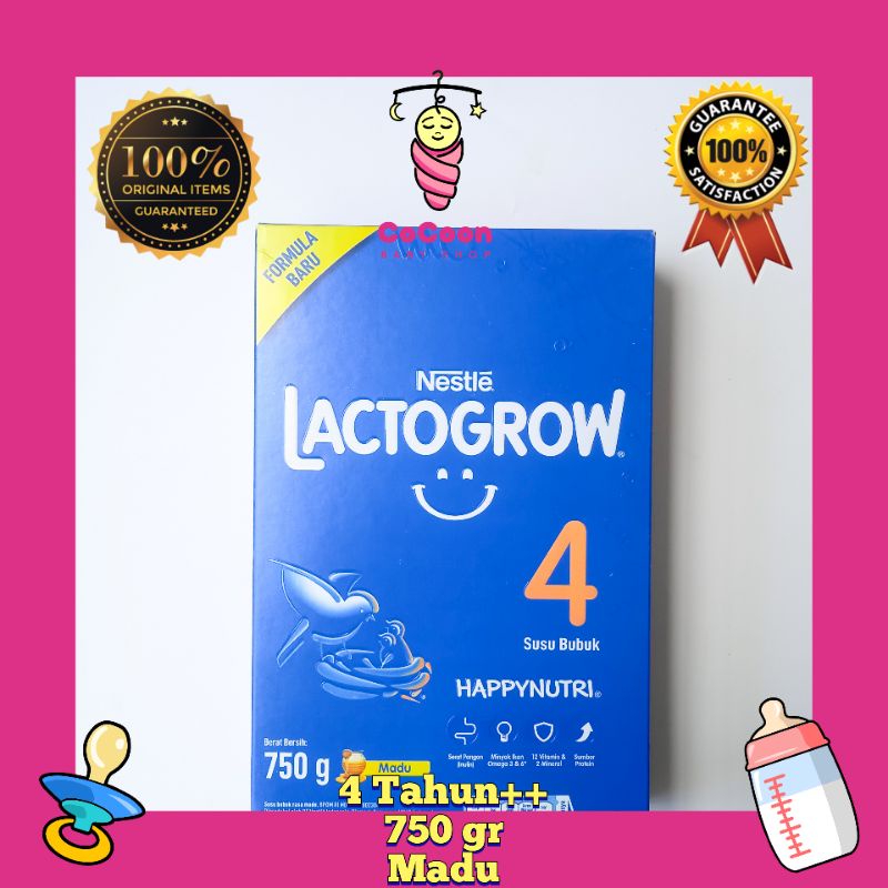 Susu Formula Anak Lactogrow 4 Madu 735 g 735gr 750g 750 gr 4 Tahun Keatas