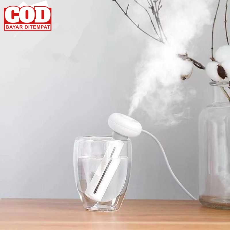 (BAYAR DITEMPAT) Taffware Ultrasonic Air Humidifier Portable Celup 300ml - HUMI k-j021