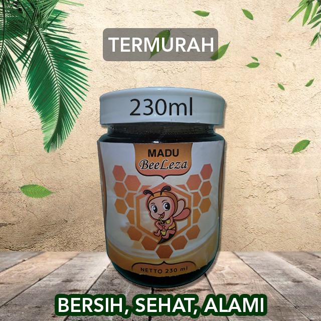 

madu murni asli, madu beeleza 230ml ,harga promo