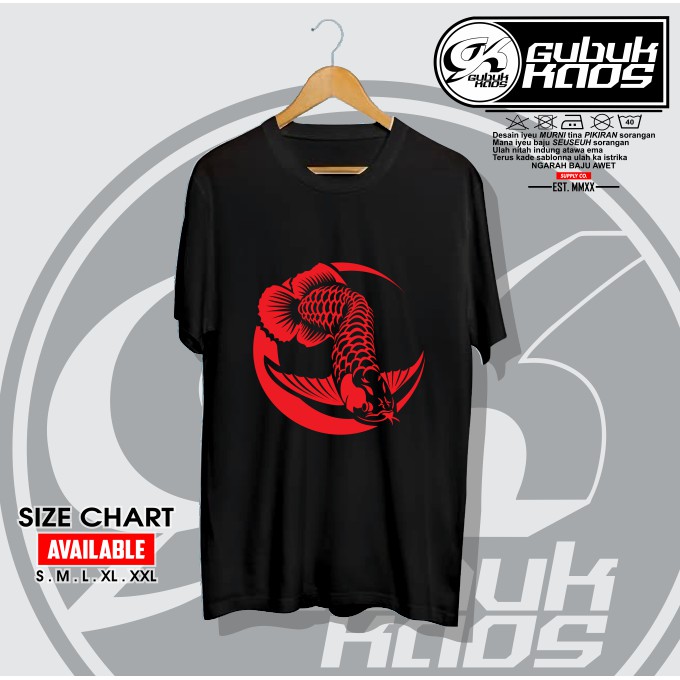 BAJU KAOS AROWANA IKAN HIAS SULTAN KEREN - ANKYCLOTH