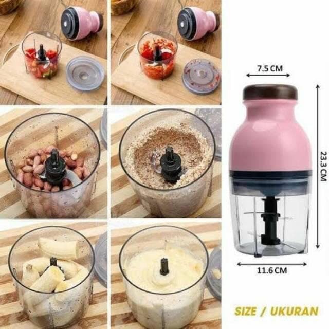 Hand Blender Capsule Cutter Quatre / Blender Press Serbaguna Multifungsi/ Buah dan Daging