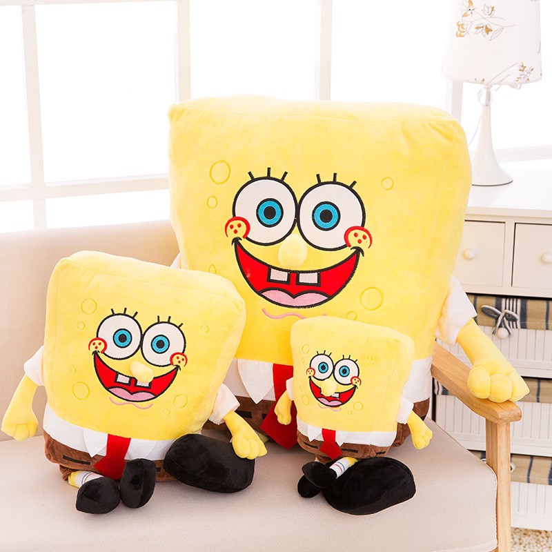 Mainan Boneka Spongebob Patrick Bahan Plush Ukuran 20cm Untuk Hadiah Ulang Tahun Anak