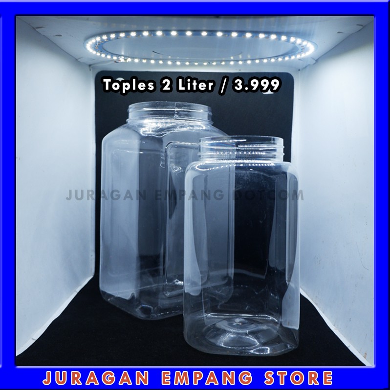 Toples 2 Liter Termurah / toples cupang / toples 2L