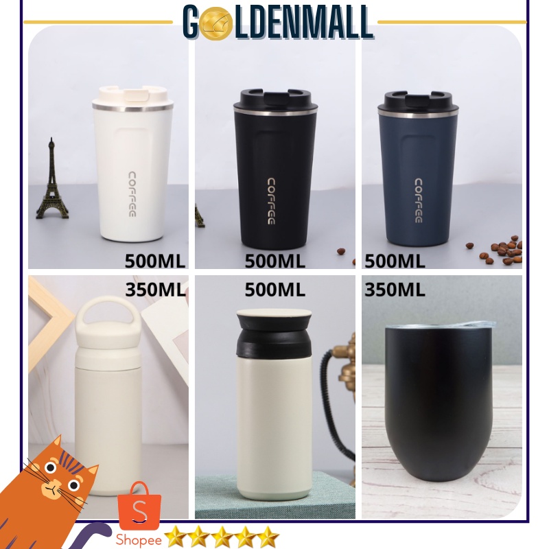 Botol Air Minum Stainless Tahan Panas &amp; Dingin / Tumbler / Termos 350ml &amp; 500ml 220 221 222 223