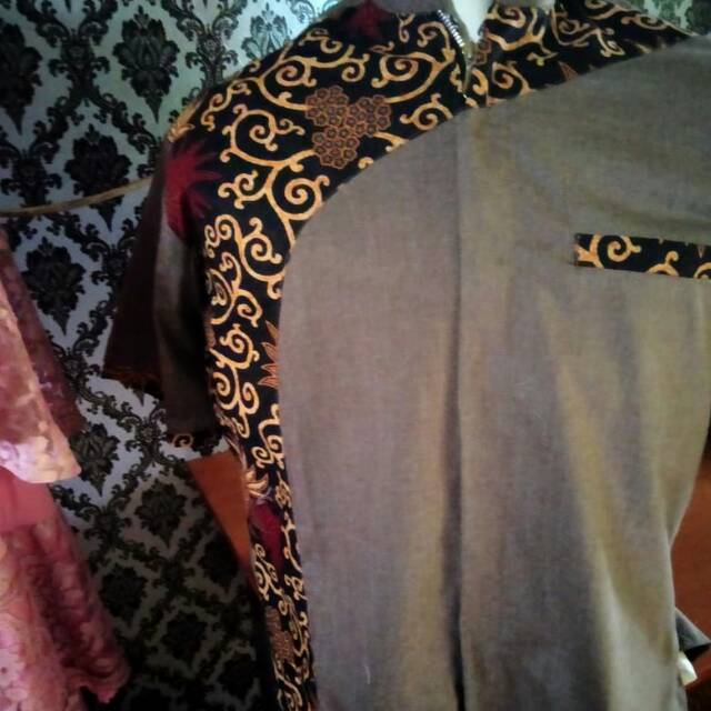 Jual Baju Koko Motif Tradisional Indonesia Shopee Indonesia